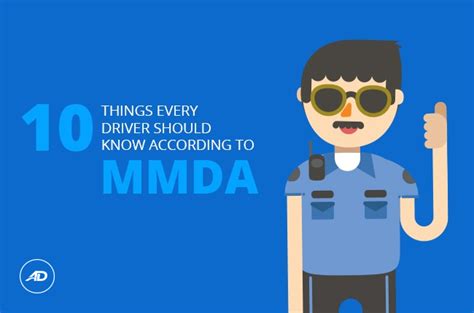 mmda uniform|10 things every driver should know according to MMDA.